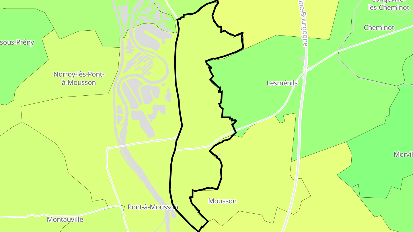 Carte des prix de l'immobilier Latour La Vitrée Le Saut du Cerf