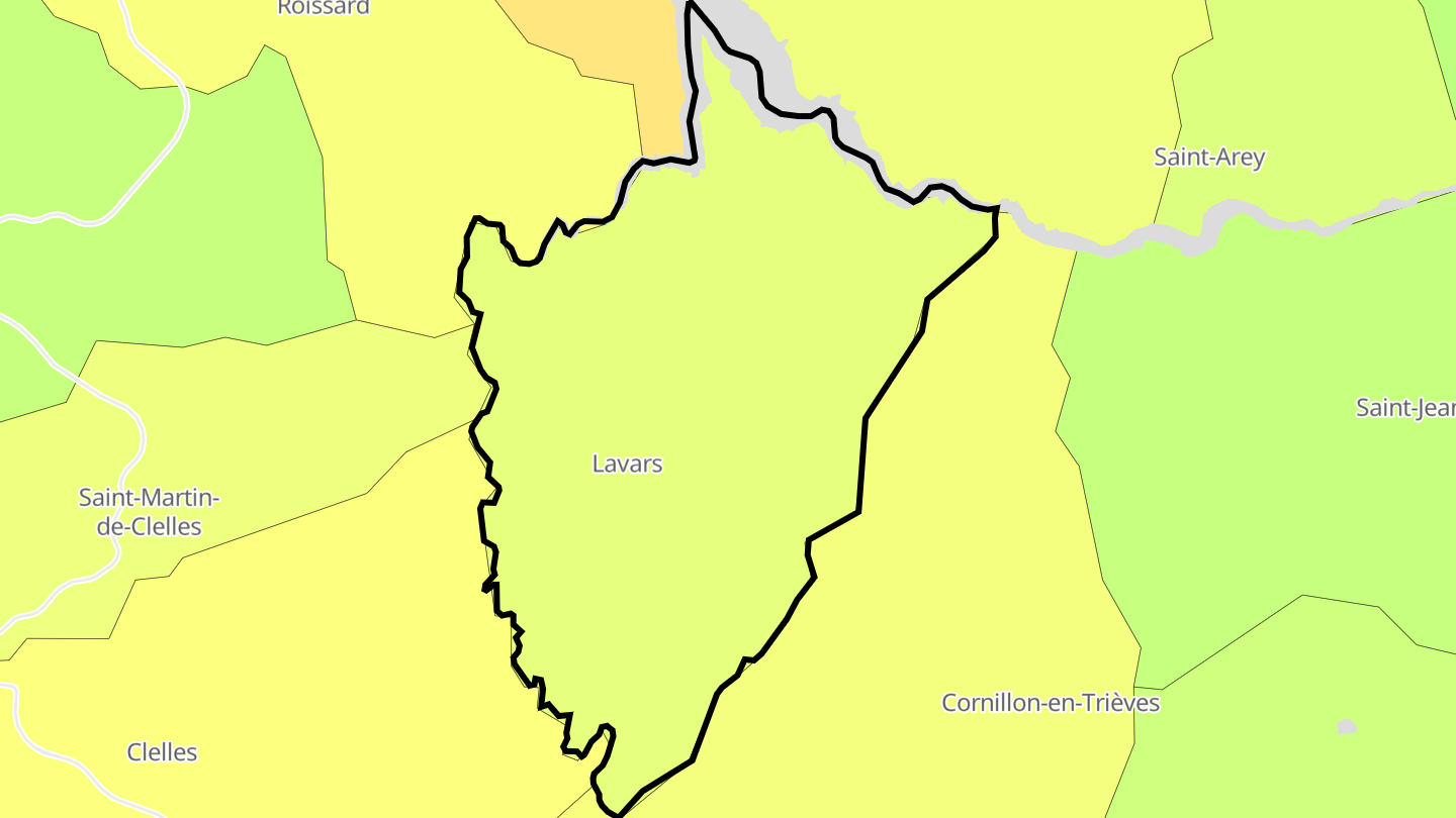 Carte des prix de l'immobilier Lavars