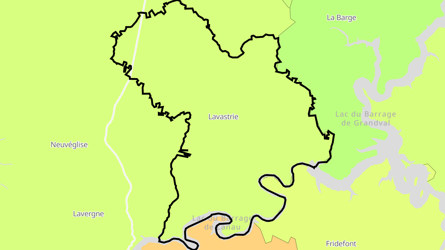 Carte des prix de l'immobilier Lavastrie