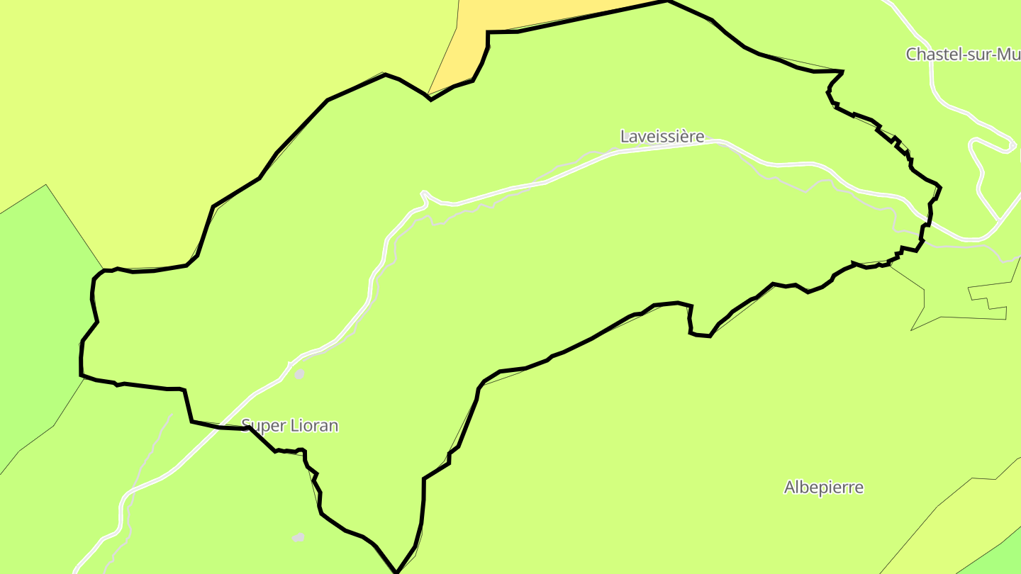 Carte des prix de l'immobilier Laveissière