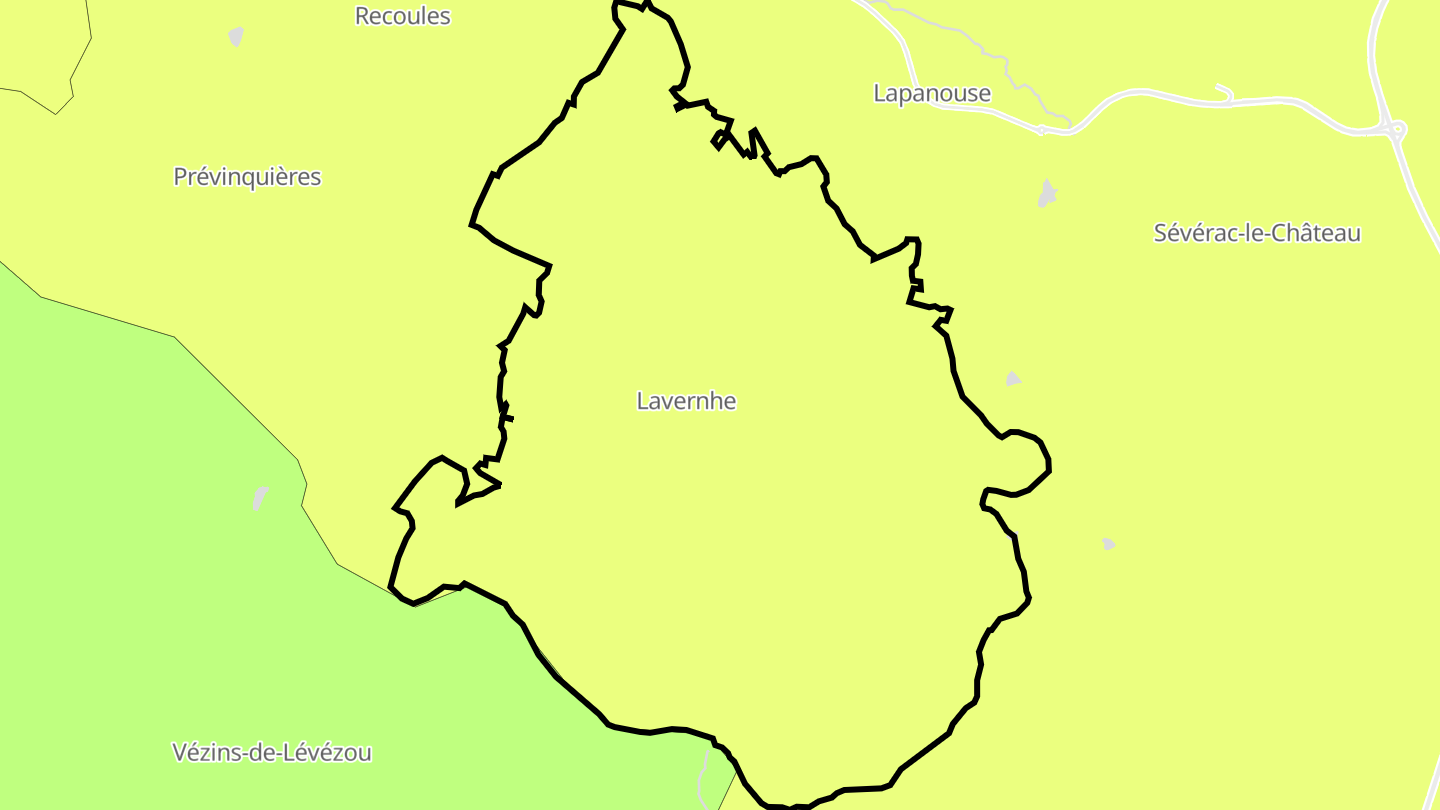 Carte des prix de l'immobilier Lavernhe