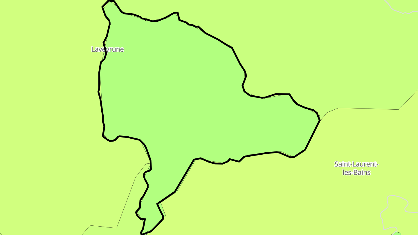 Carte des prix de l'immobilier Laveyrune