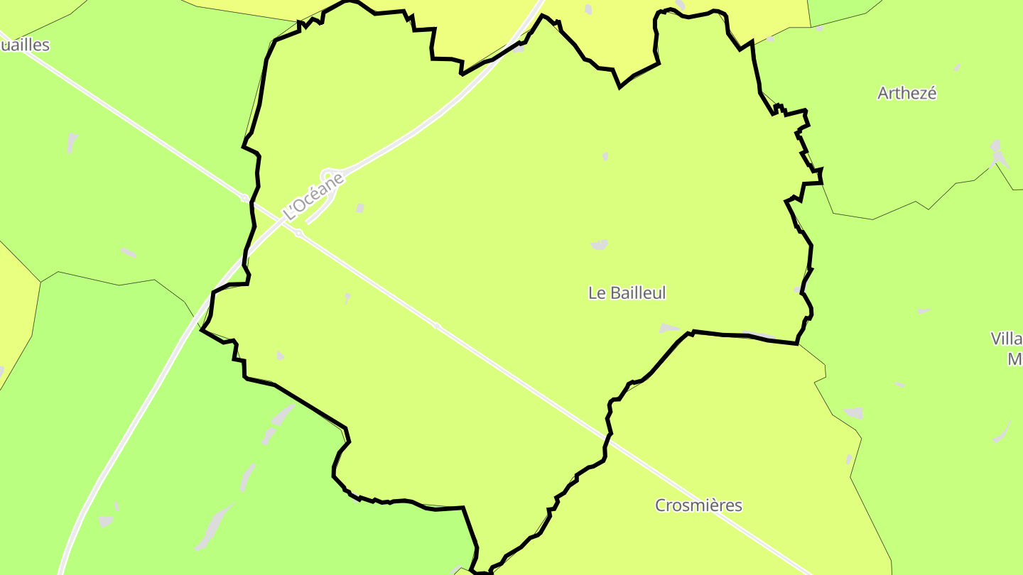 Carte des prix de l'immobilier Le Bailleul
