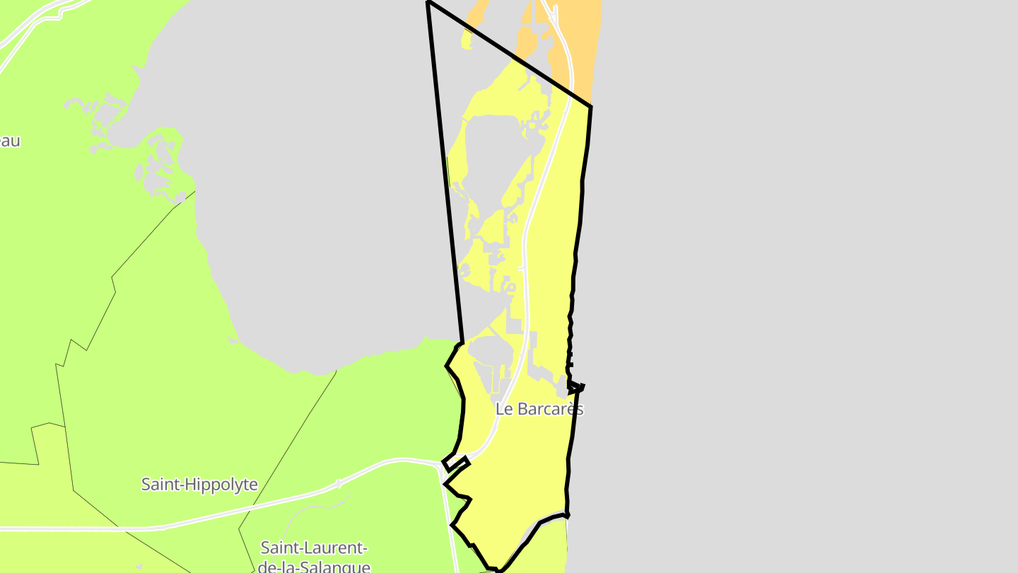Carte des prix de l'immobilier Le Barcarès