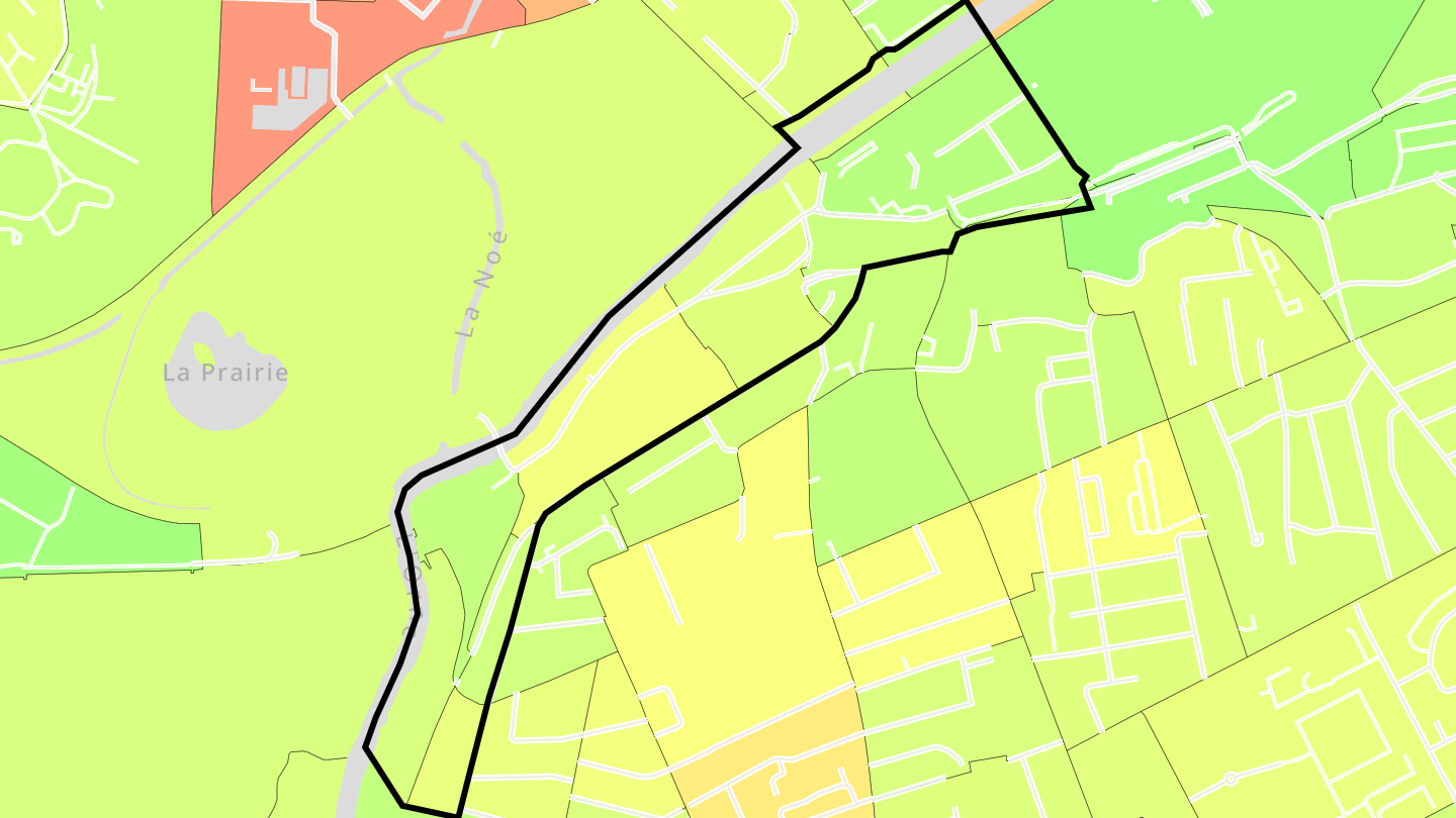 Carte des prix de l'immobilier Le Bas Vaucelles