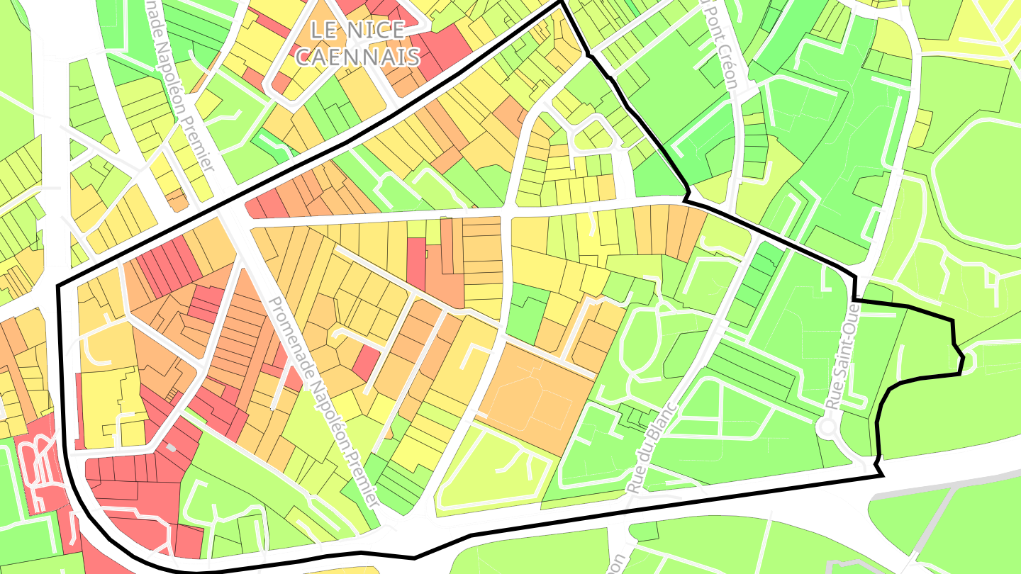 Carte des prix de l'immobilier Le Beau Site