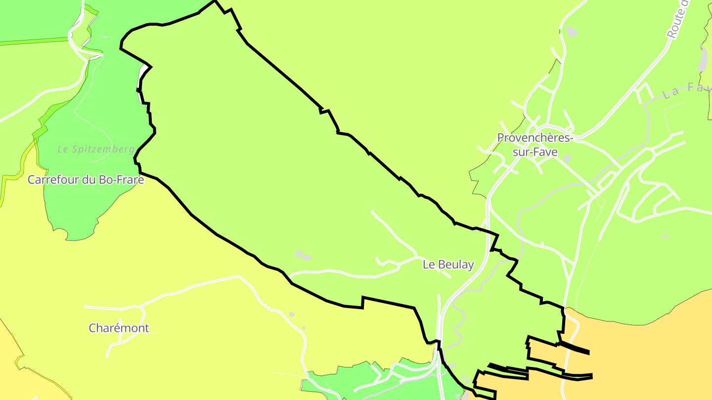 Carte des prix de l'immobilier Le Beulay