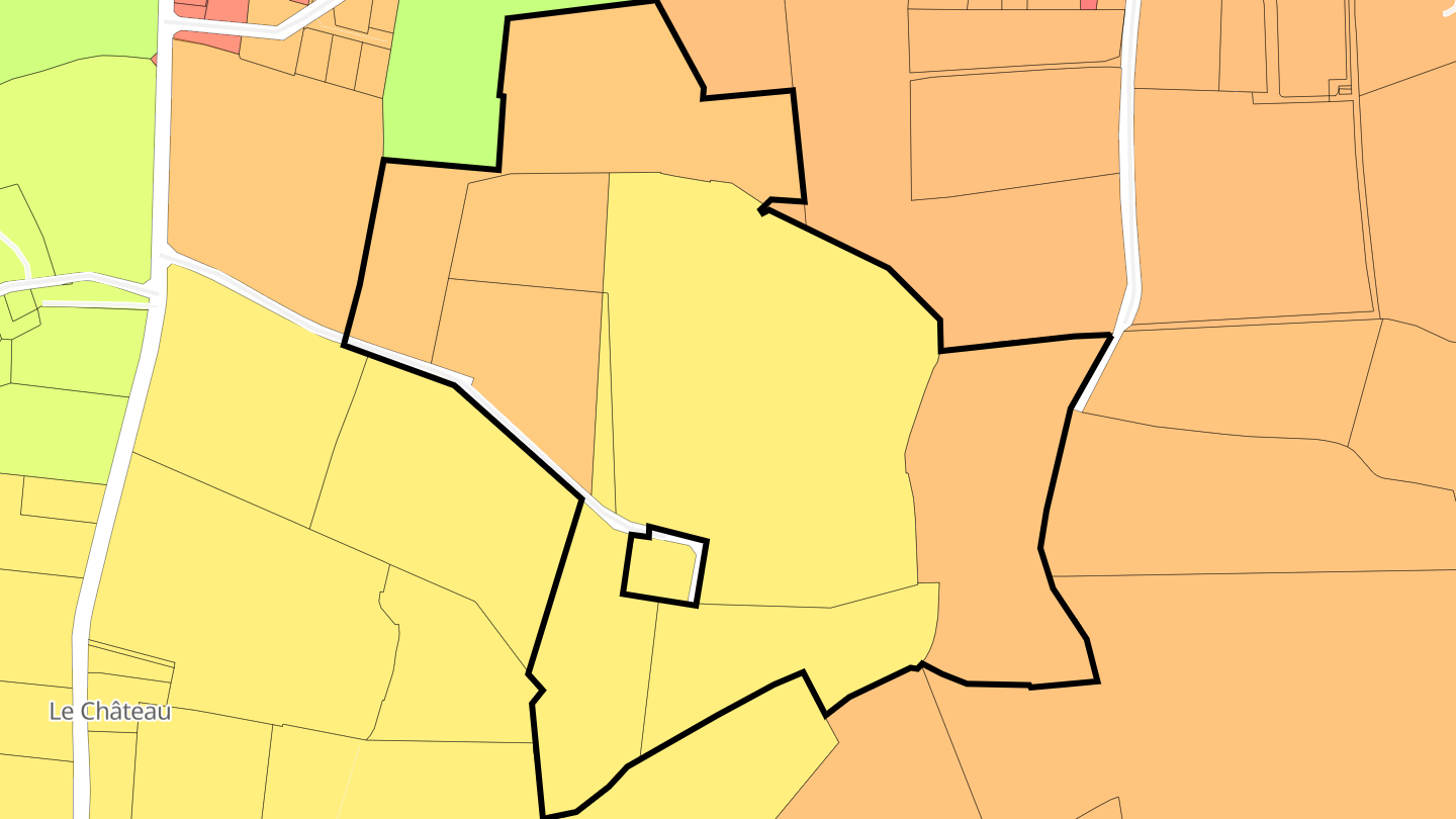 Carte des prix de l'immobilier Le Bisson