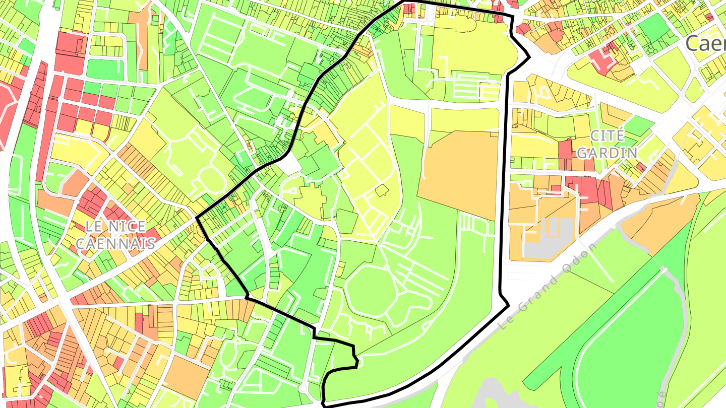 Carte des prix de l'immobilier Le Bon Sauveur