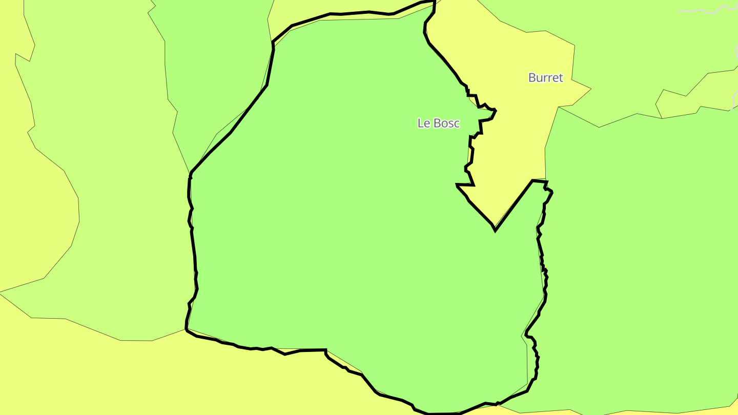 Carte des prix de l'immobilier Le Bosc
