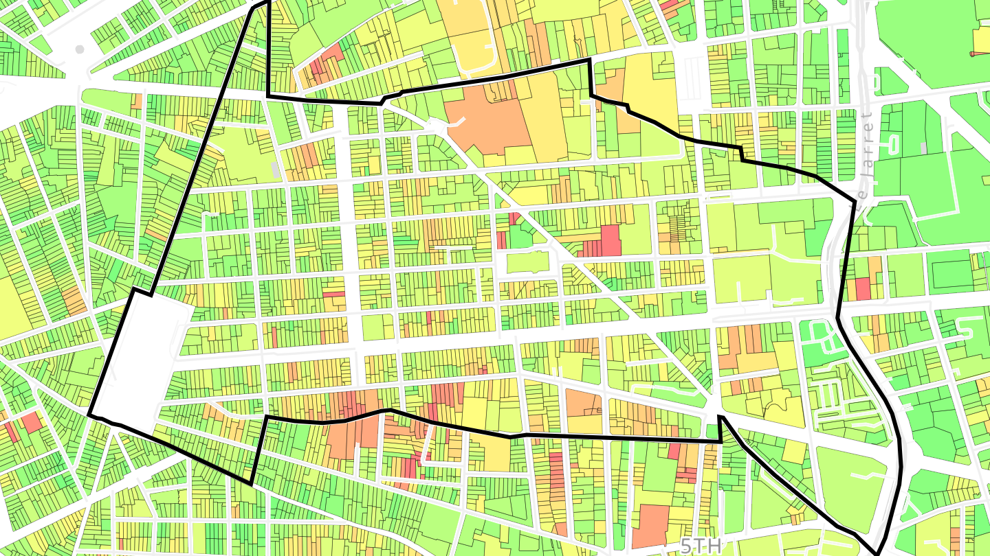 Carte des prix de l'immobilier Le Camas