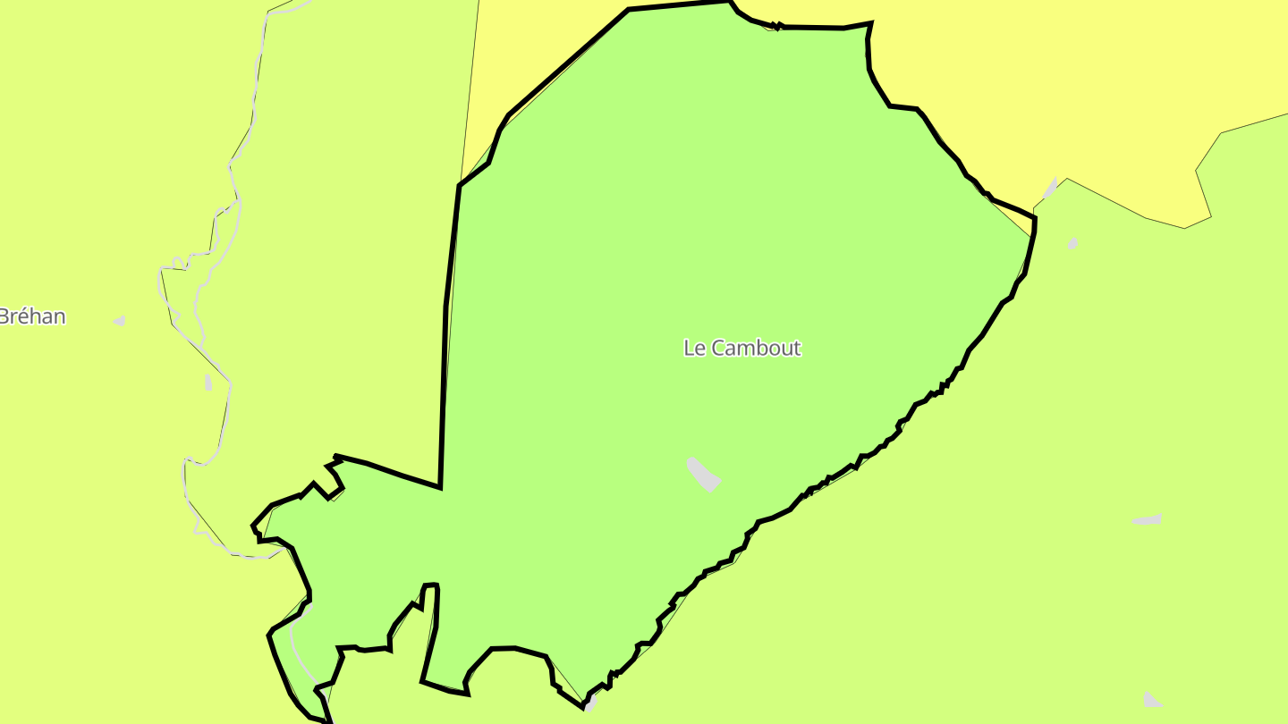 Carte des prix de l'immobilier Le Cambout