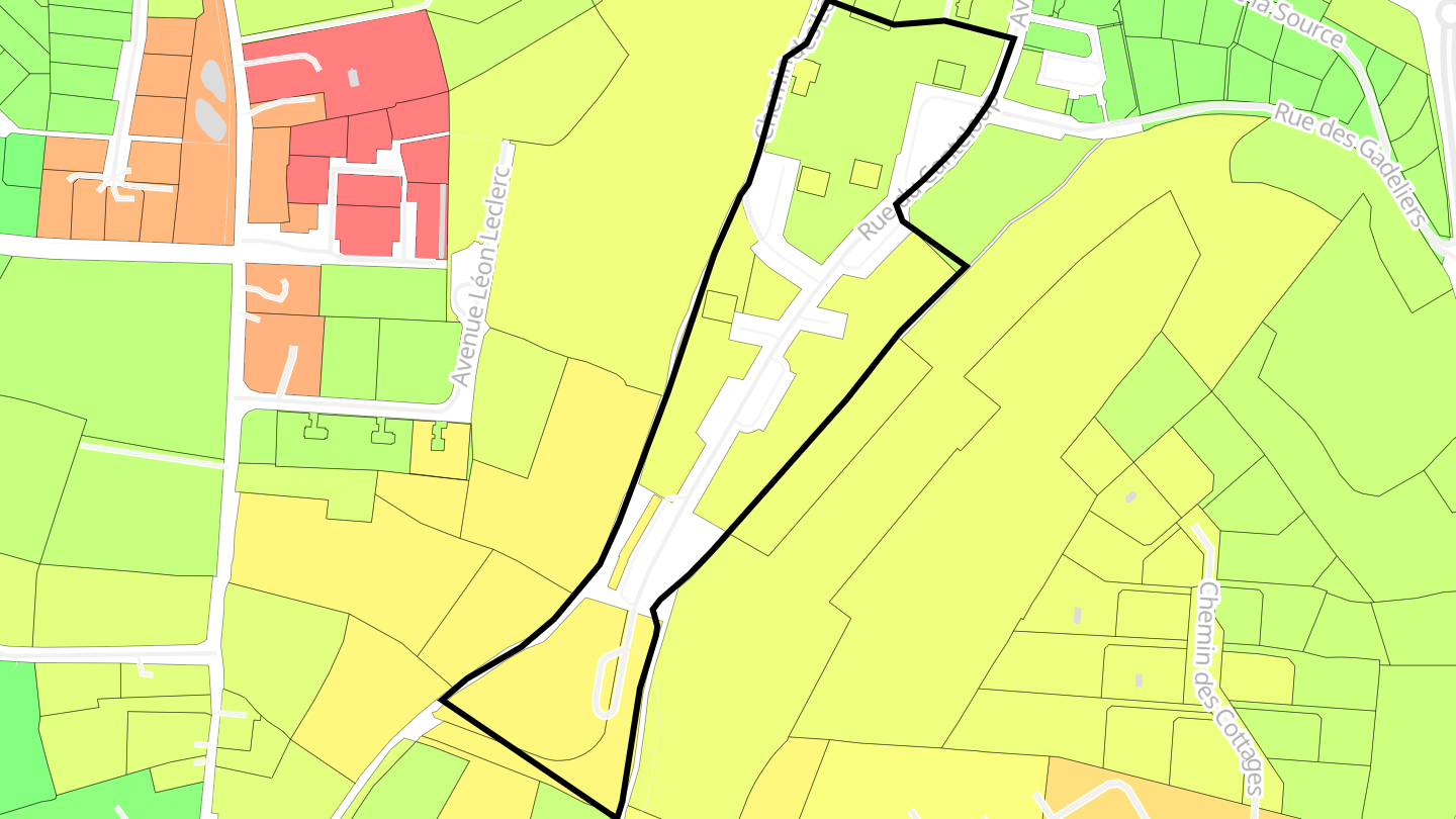 Carte des prix de l'immobilier Le Canteloup