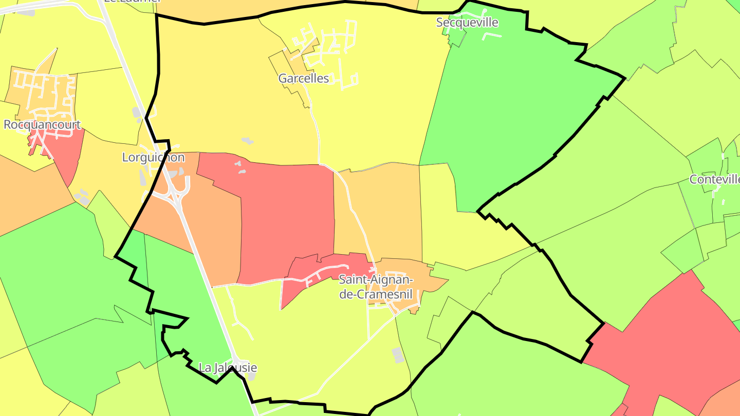 Carte des prix de l'immobilier Le Castelet