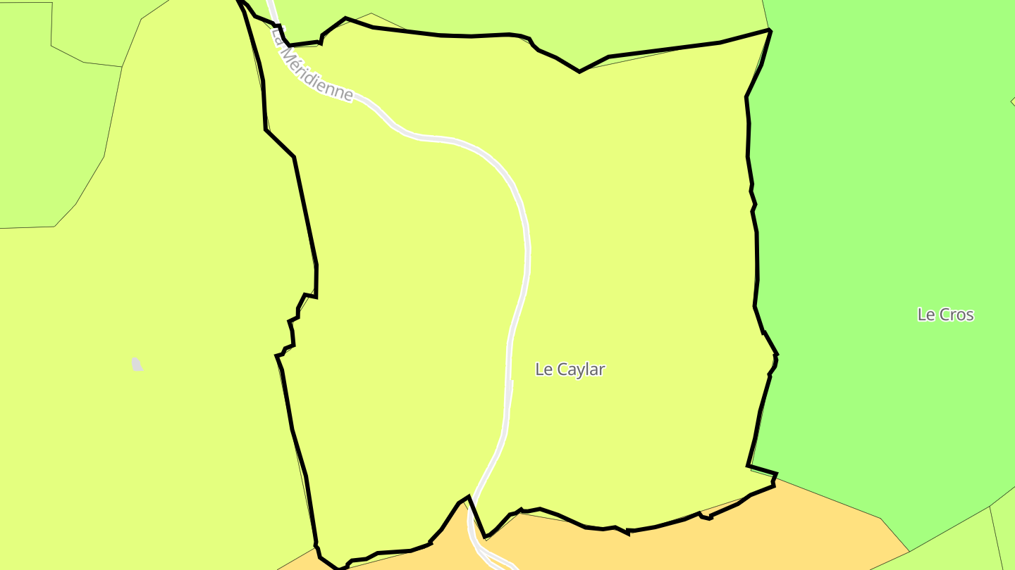 Carte des prix de l'immobilier Le Caylar