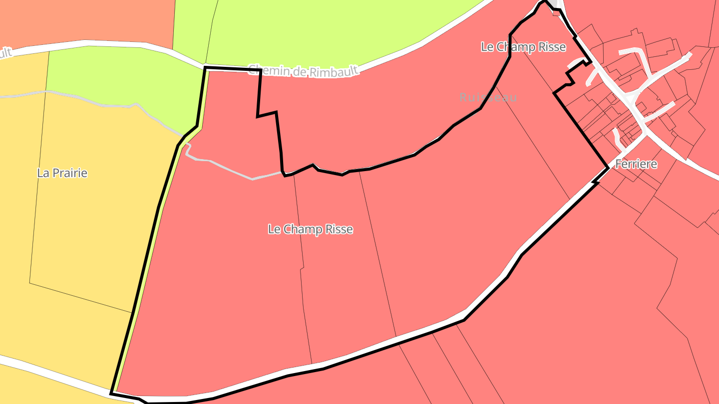 Carte des prix de l'immobilier Le Champ Risse