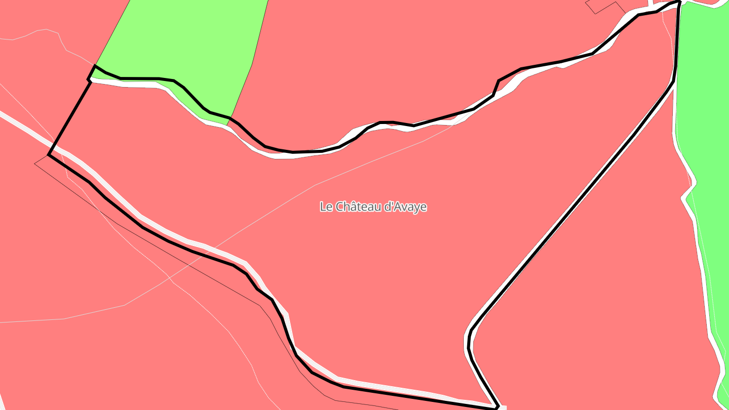 Carte des prix de l'immobilier Le Château d'Avaye