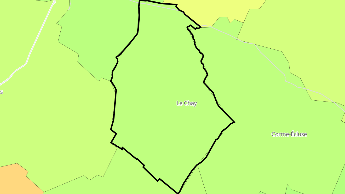 Carte des prix de l'immobilier Le Chay