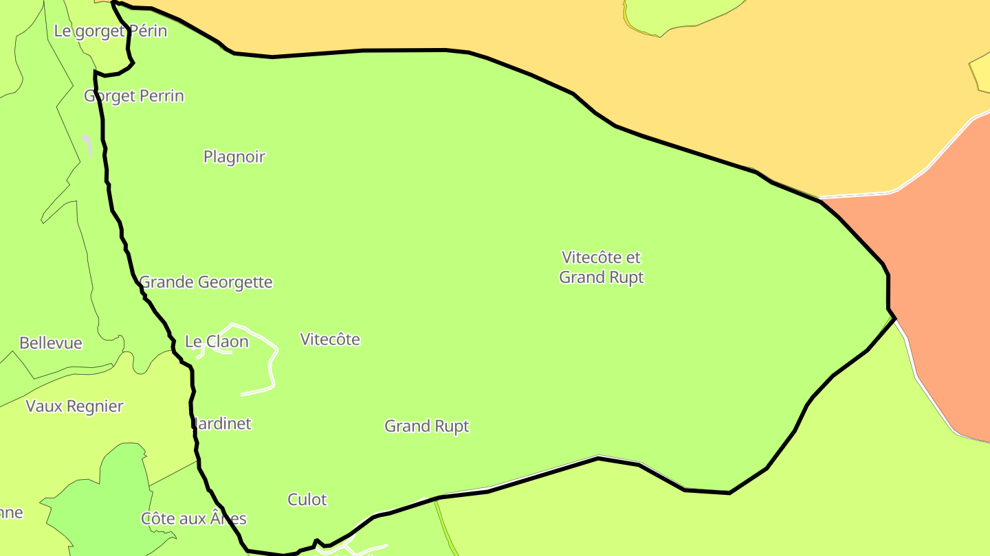 Carte des prix de l'immobilier Le Claon
