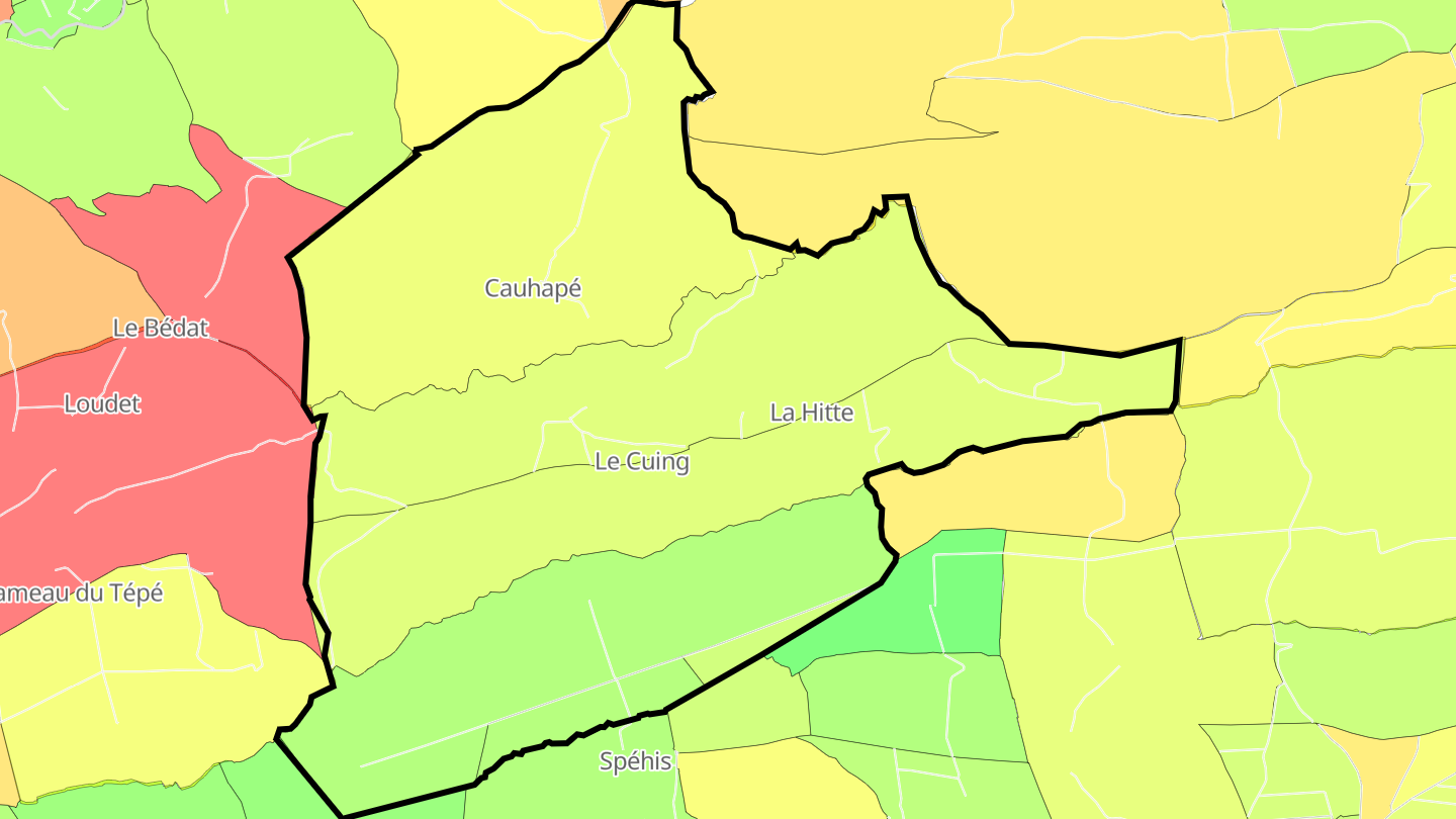 Carte des prix de l'immobilier Le Cuing