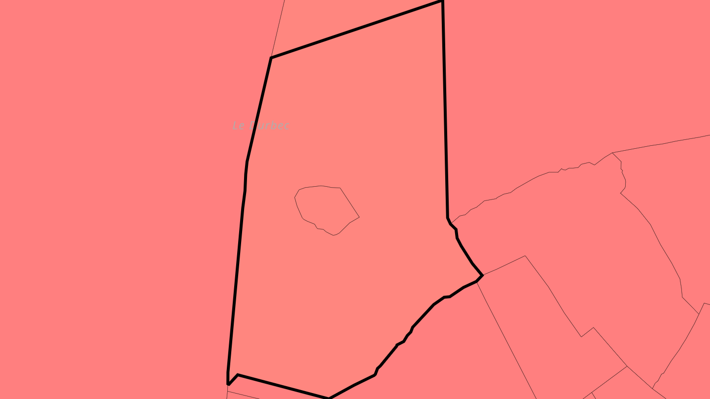 Carte des prix de l'immobilier Le Durbec