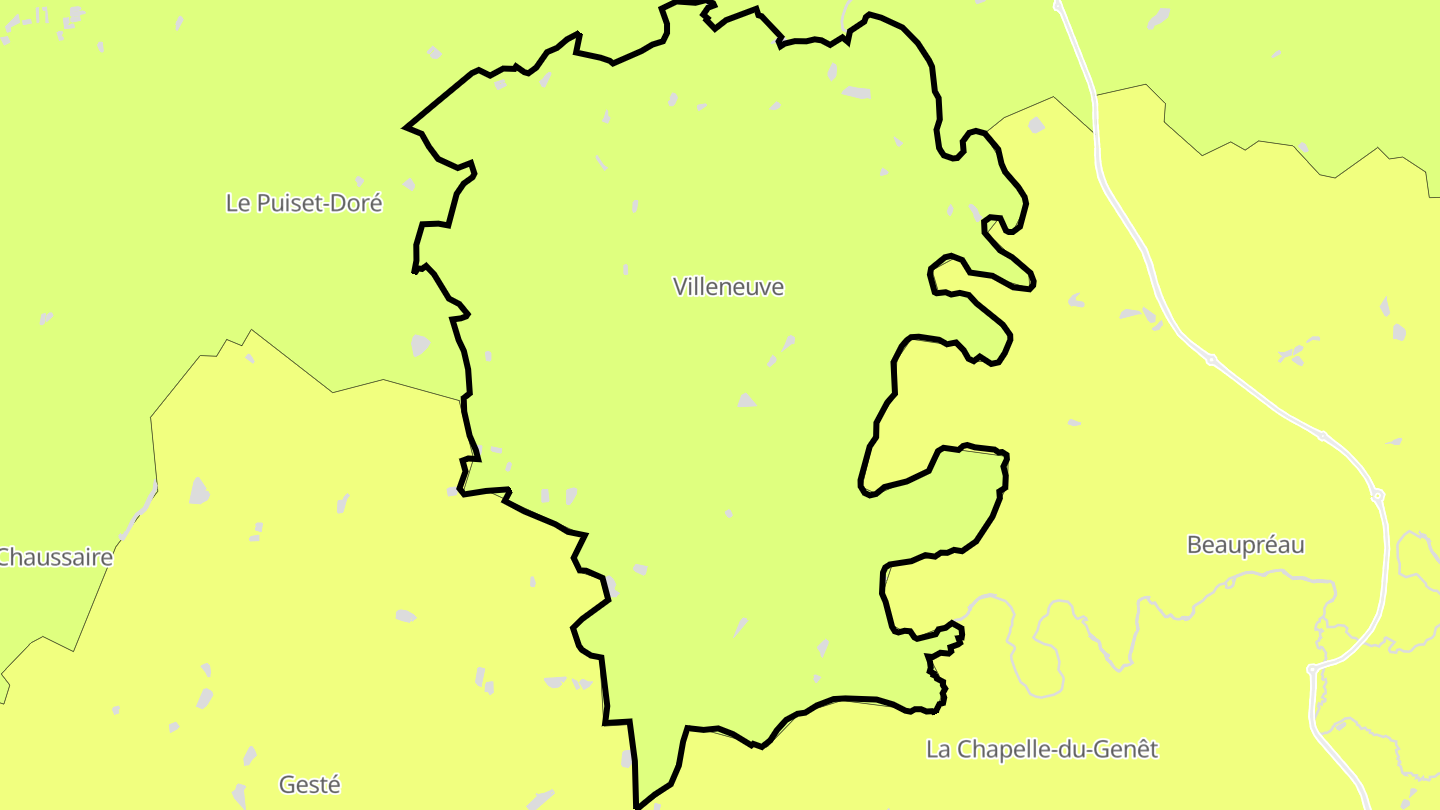 Carte des prix de l'immobilier Le Fief-Sauvin
