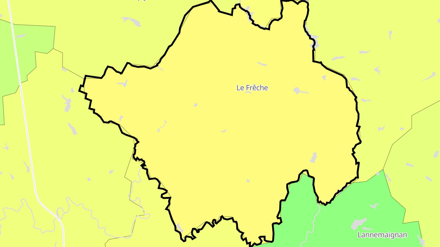Carte des prix de l'immobilier Le Frêche