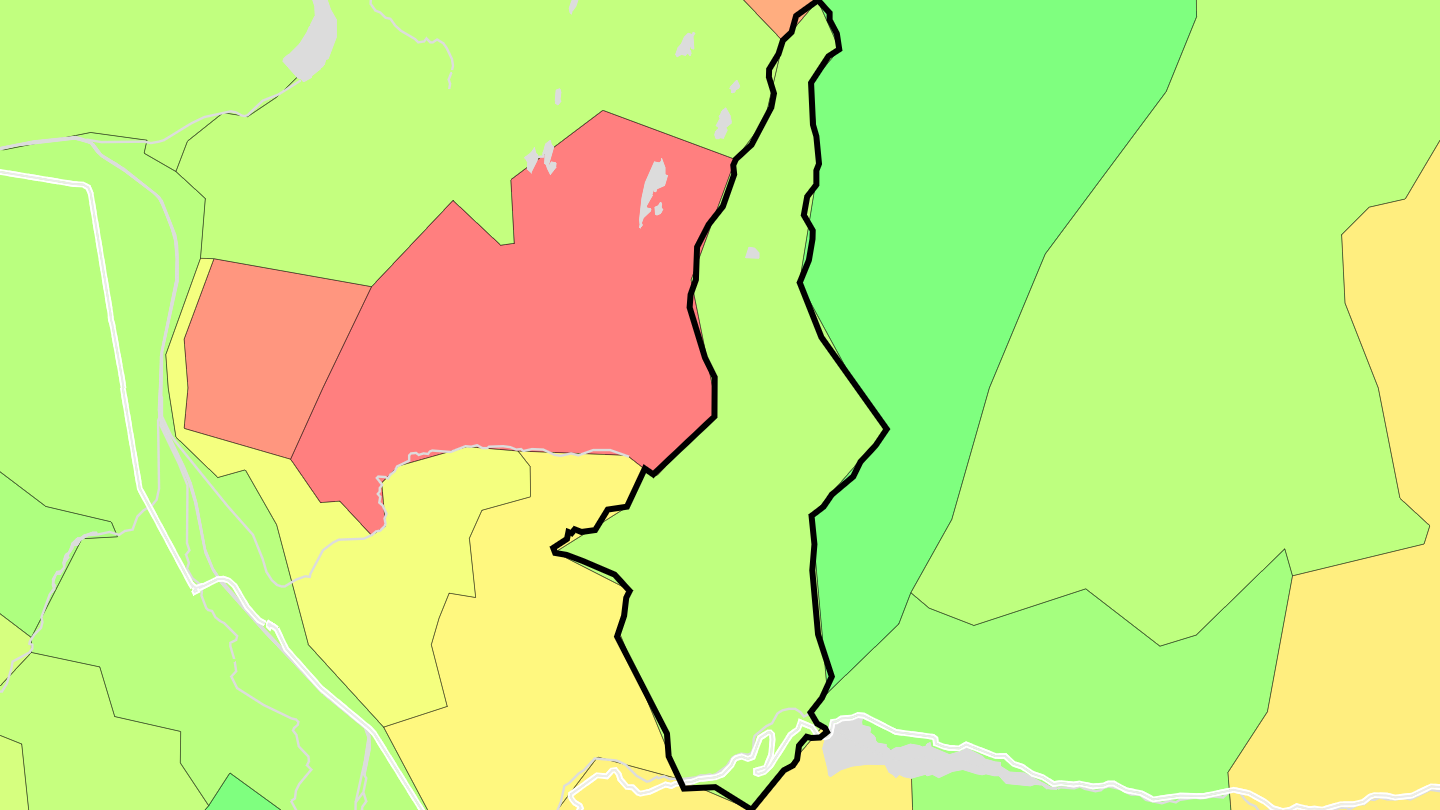 Carte des prix de l'immobilier Le Freney-d'Oisans