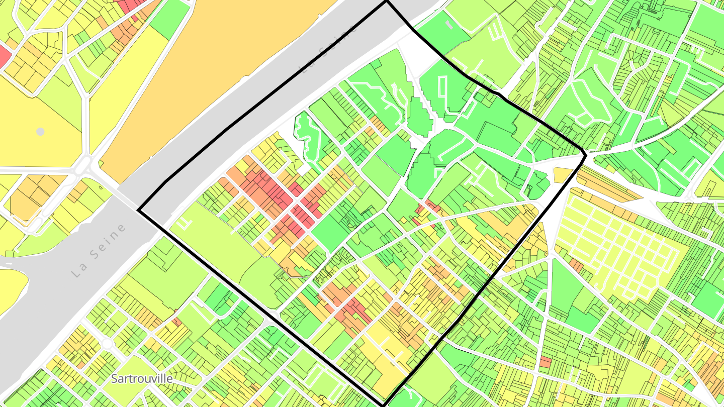 Carte des prix de l'immobilier Le Fresnay Vieux-Pays