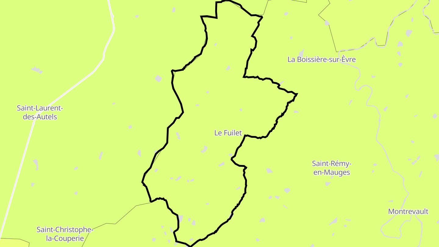 Carte des prix de l'immobilier Le Fuilet