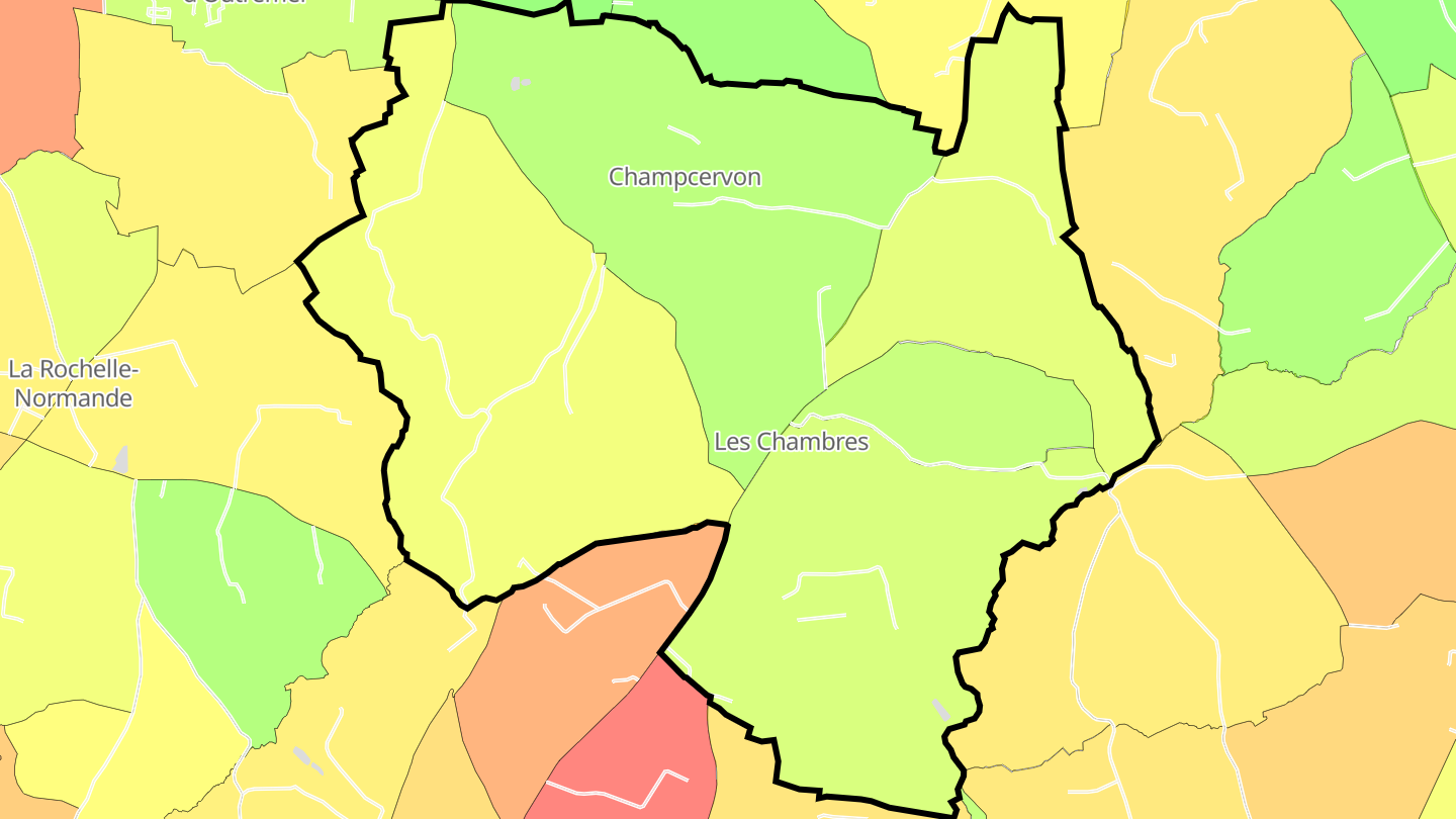 Carte des prix de l'immobilier Le Grippon