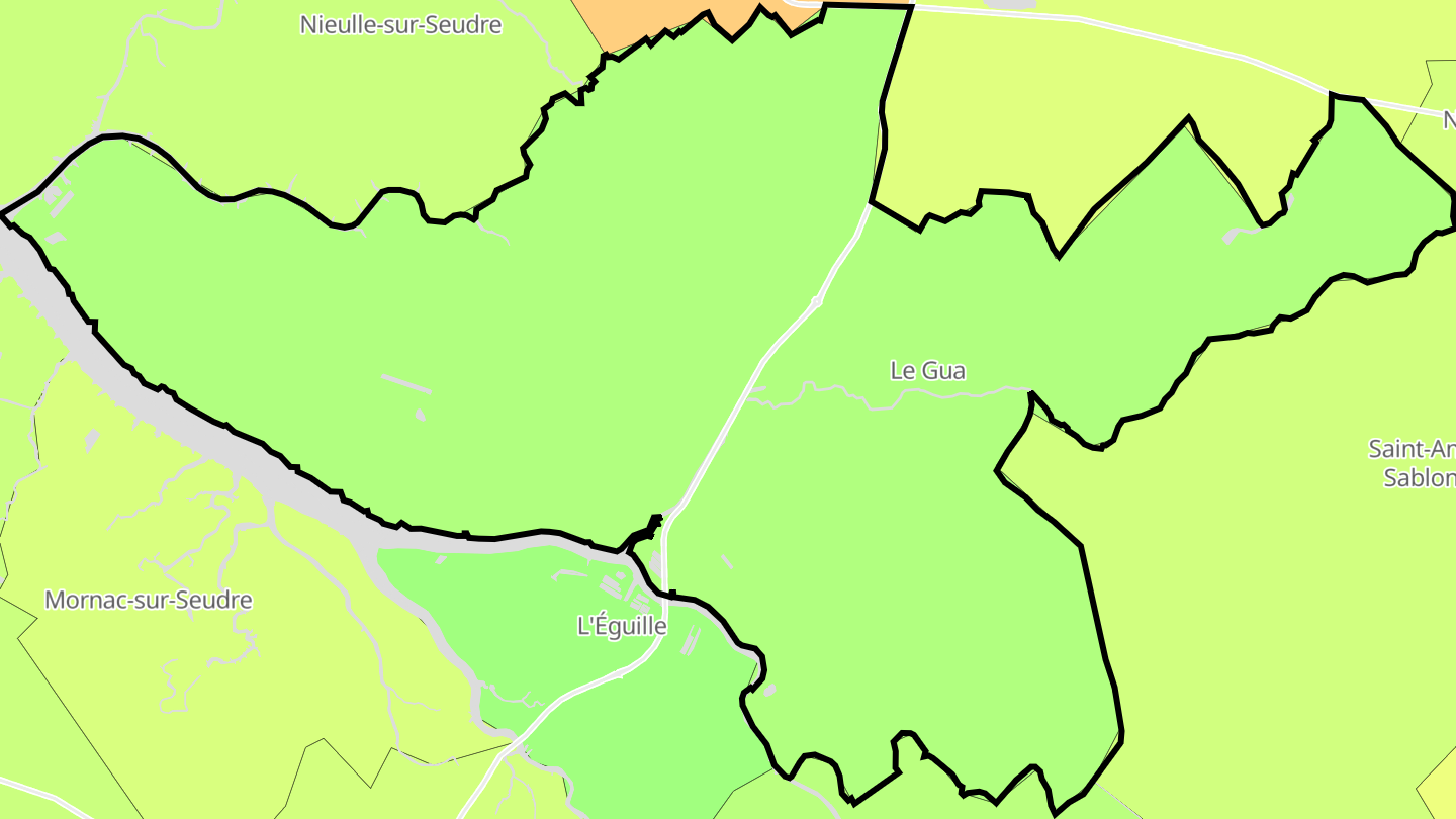 Carte des prix de l'immobilier Le Gua