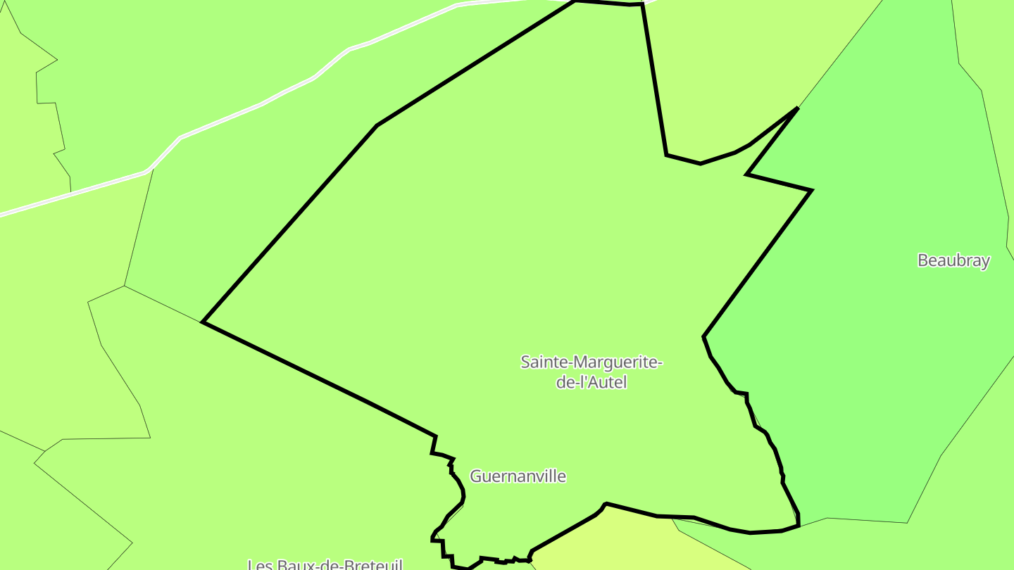 Carte des prix de l'immobilier Le Lesme