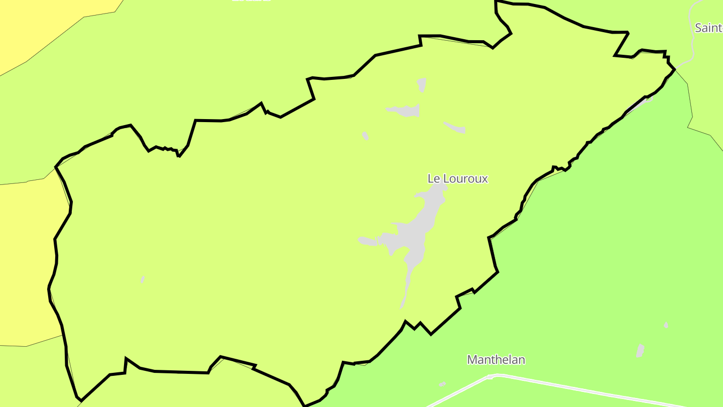 Carte des prix de l'immobilier Le Louroux