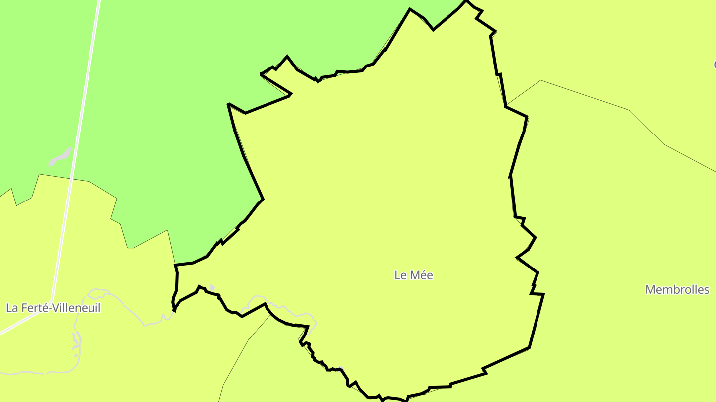Carte des prix de l'immobilier Le Mée
