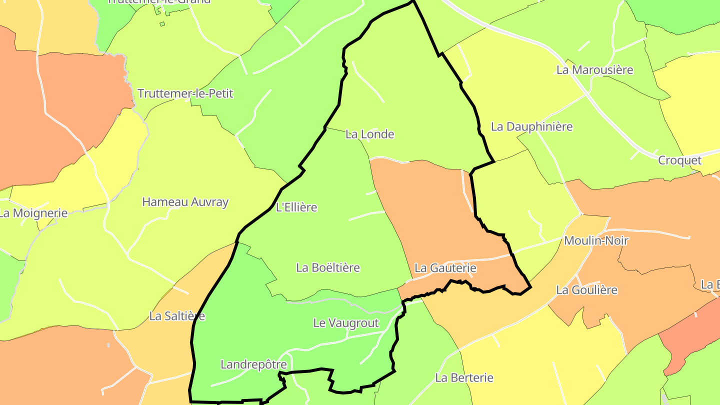 Carte des prix de l'immobilier Le Ménil-Ciboult