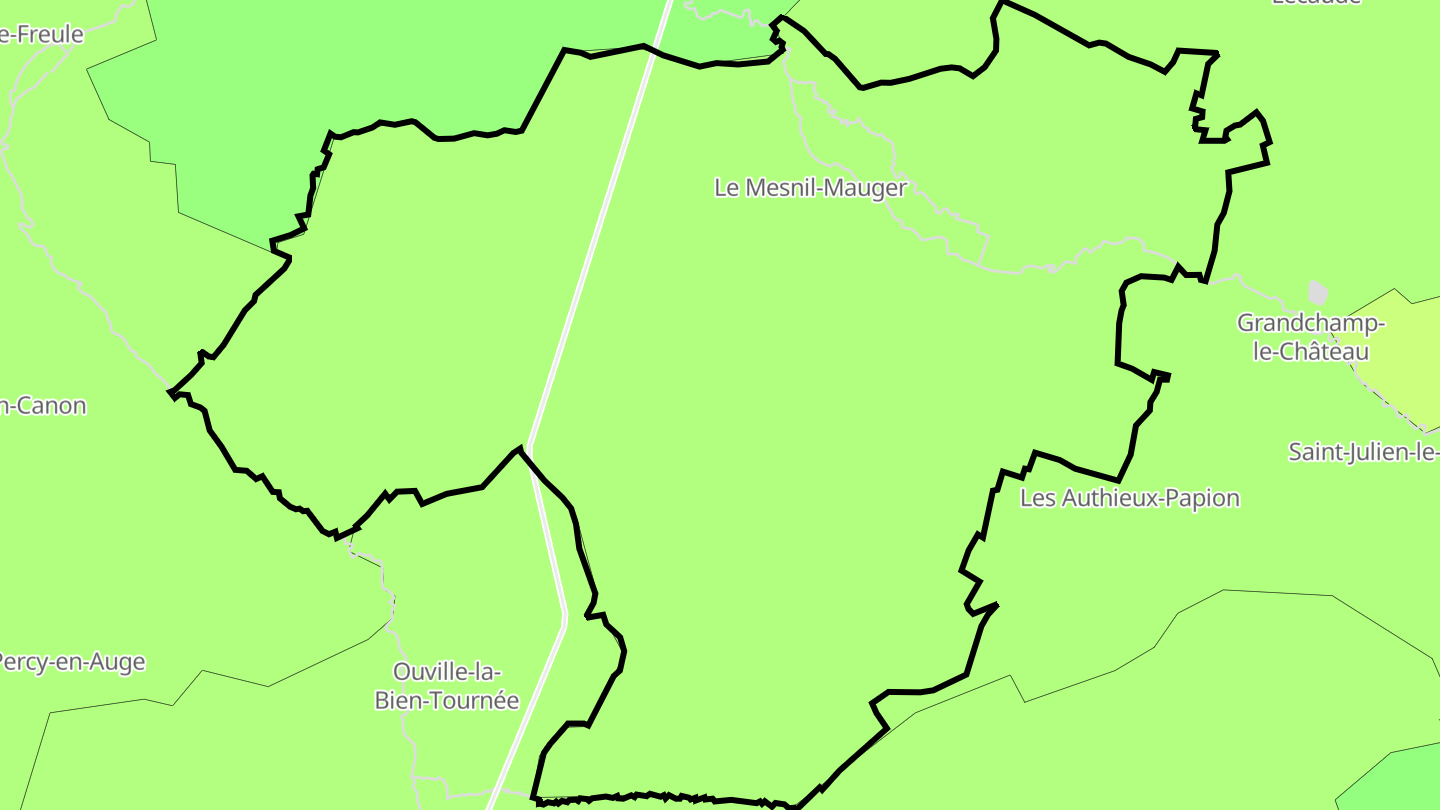 Carte des prix de l'immobilier Le Mesnil-Mauger