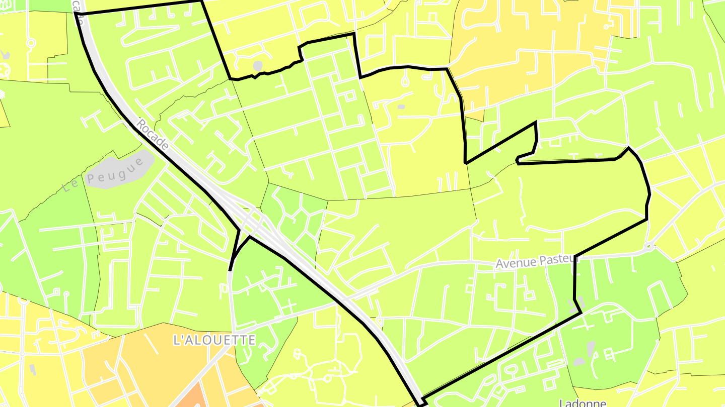 Carte des prix de l'immobilier Le Monteil