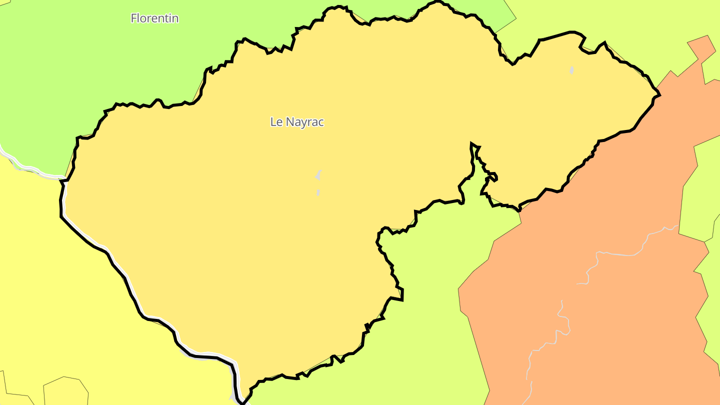 Carte des prix de l'immobilier Le Nayrac