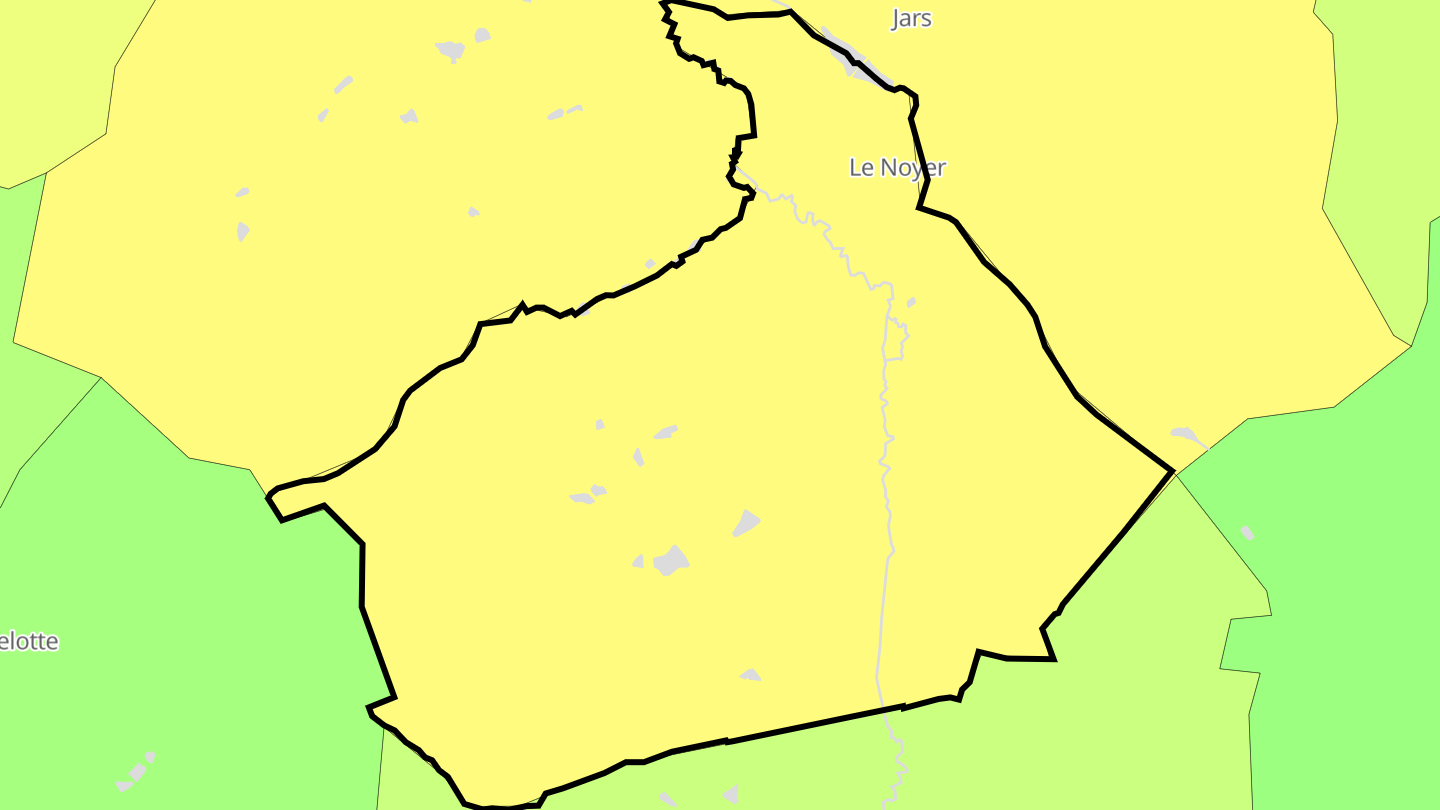 Carte des prix de l'immobilier Le Noyer