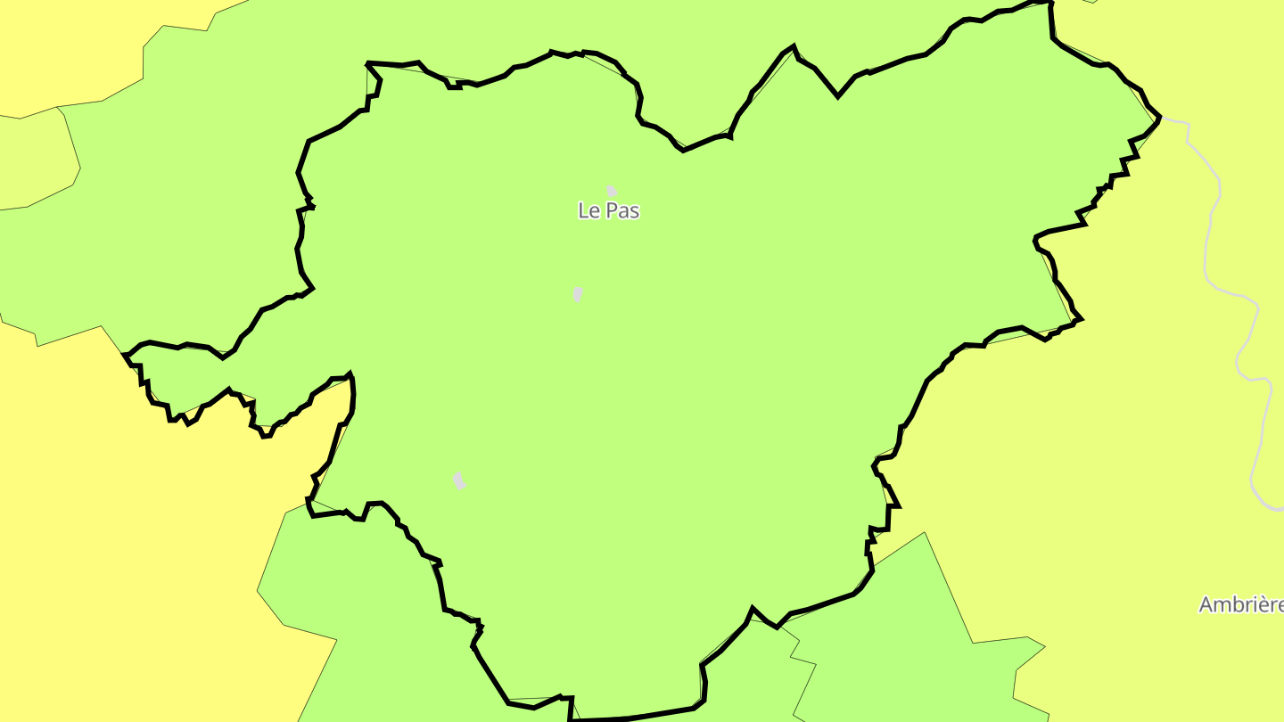 Carte des prix de l'immobilier Le Pas