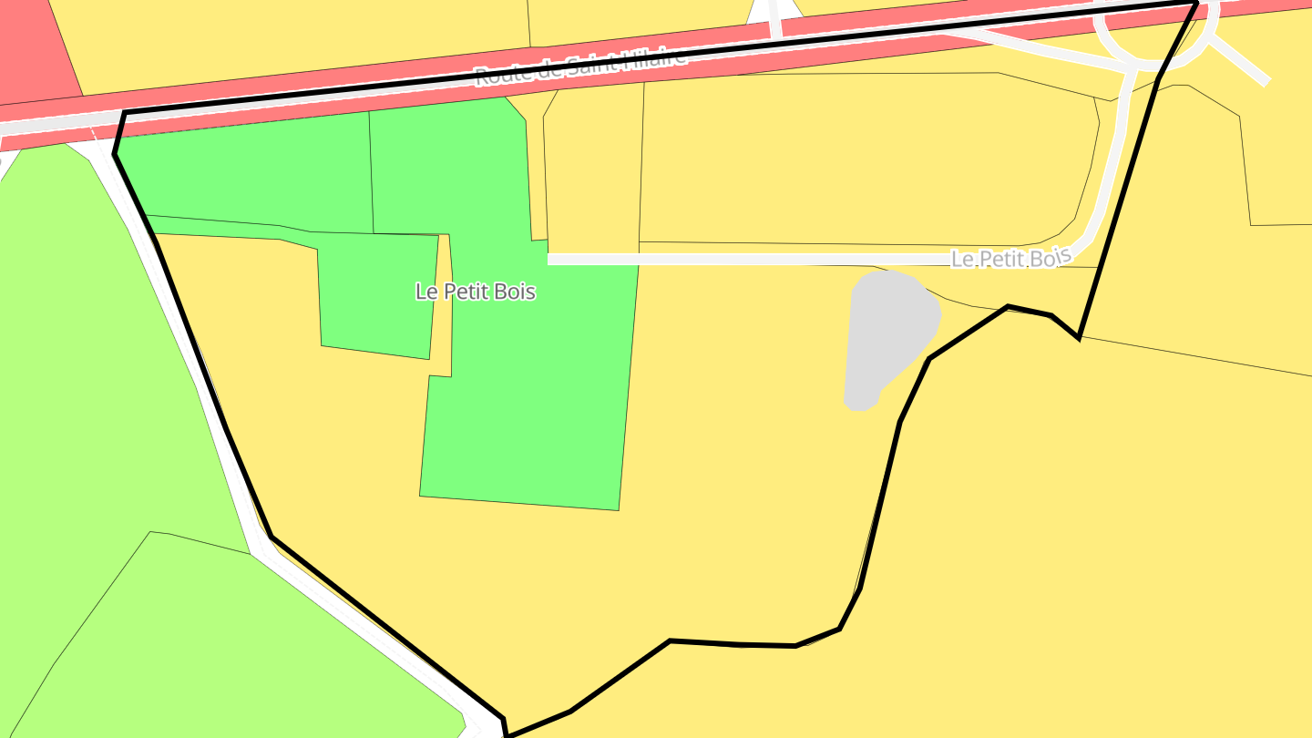 Carte des prix de l'immobilier Le Petit Boie