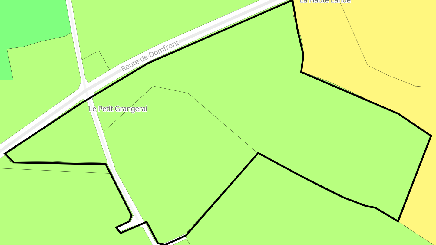 Carte des prix de l'immobilier Le Petit Grangerai