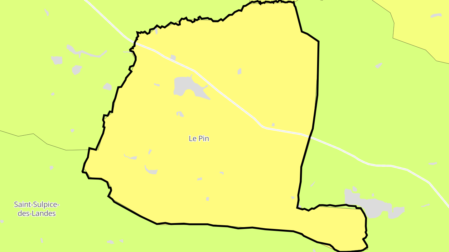 Carte des prix de l'immobilier Le Pin