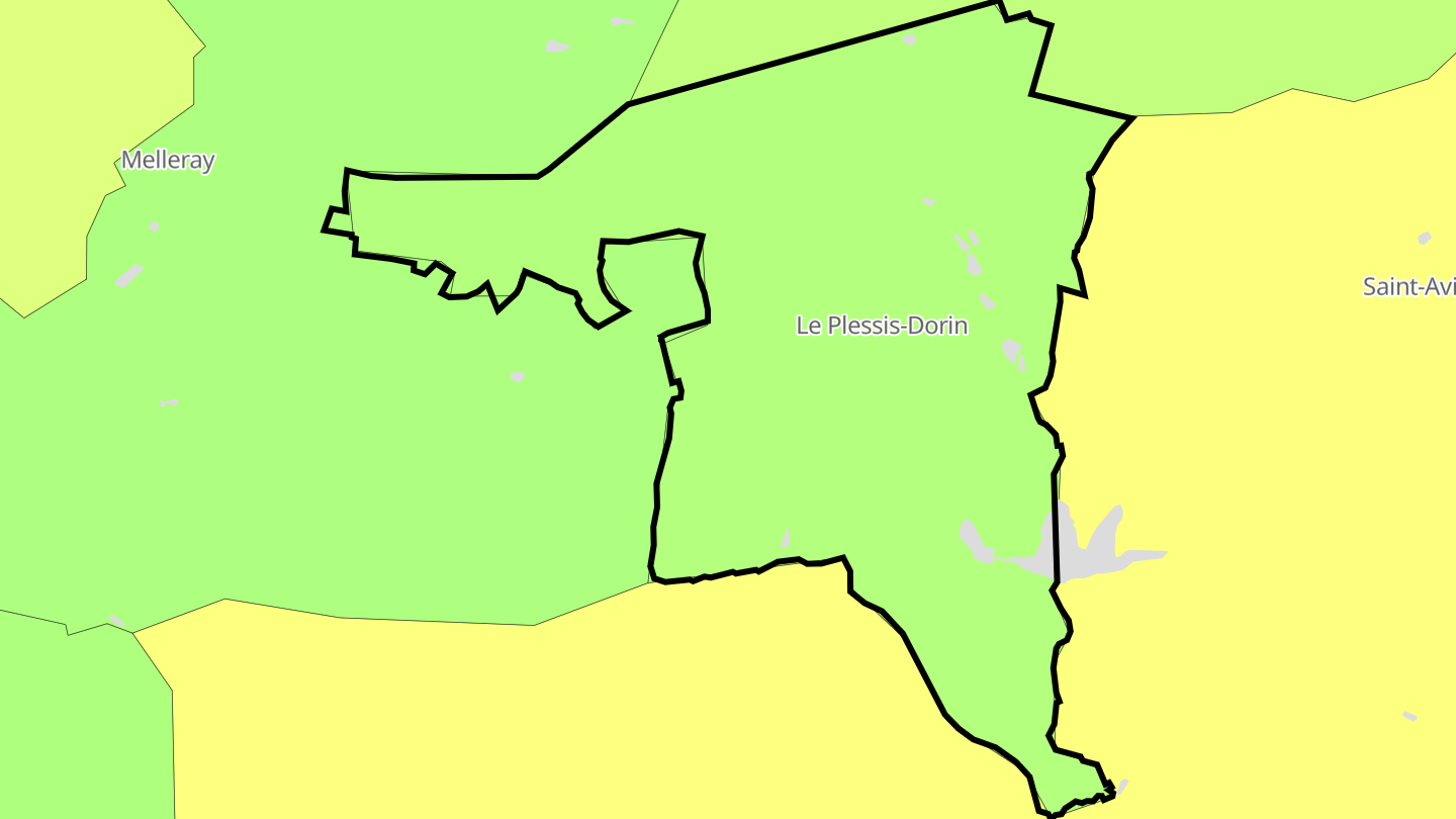 Carte des prix de l'immobilier Le Plessis-Dorin
