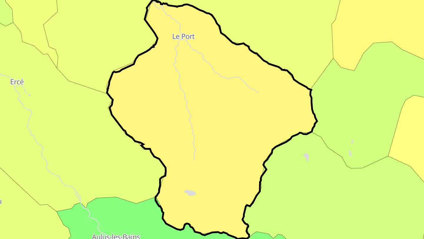 Carte des prix de l'immobilier Le Port