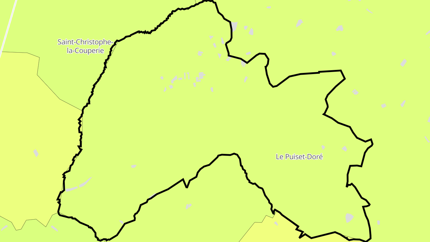 Carte des prix de l'immobilier Le Puiset-Doré