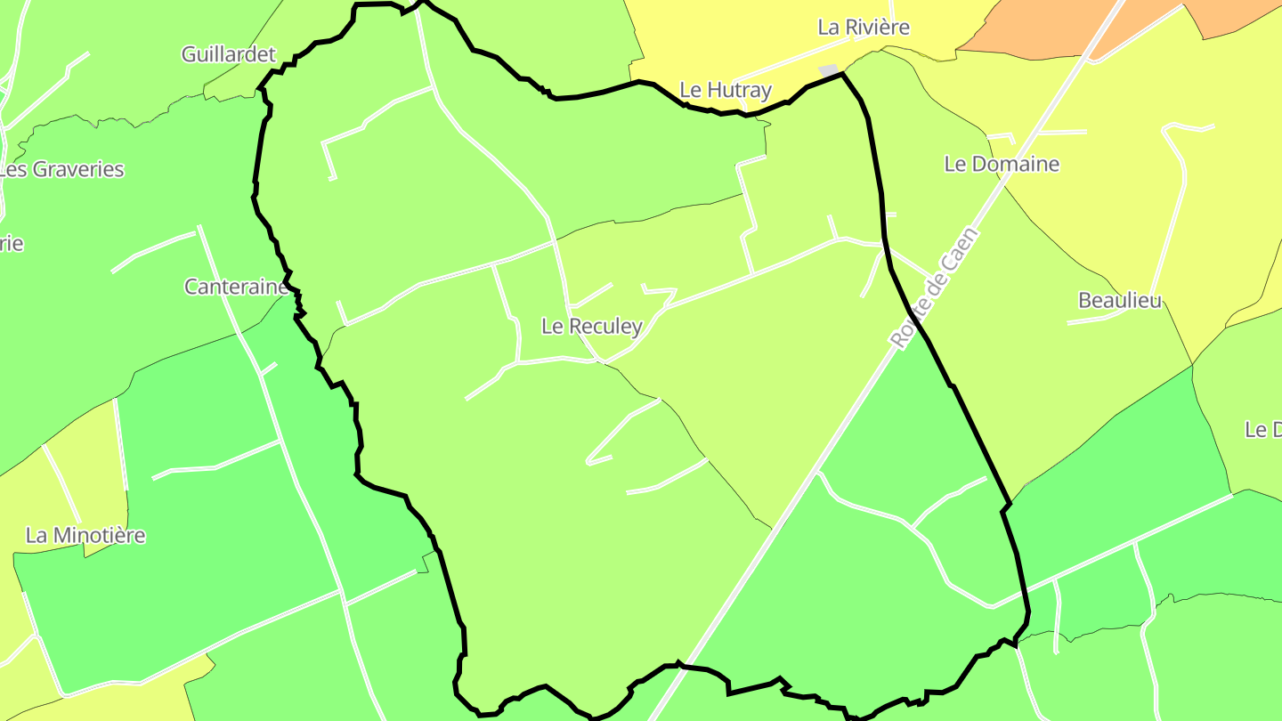 Carte des prix de l'immobilier Le Reculey