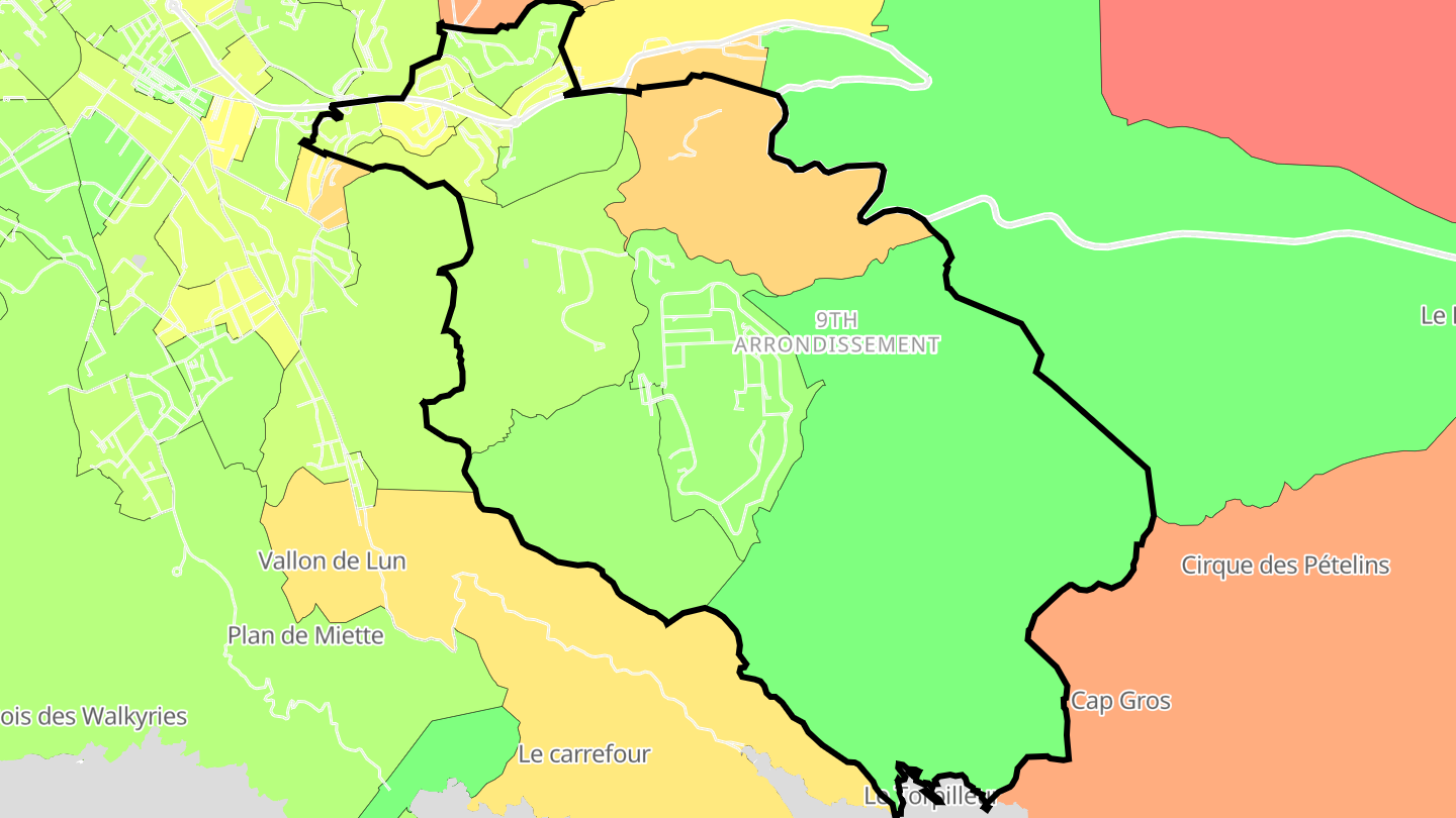 Carte des prix de l'immobilier Le Redon