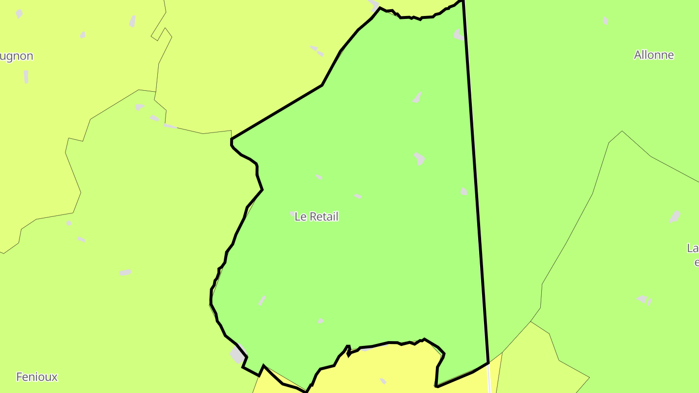 Carte des prix de l'immobilier Le Retail